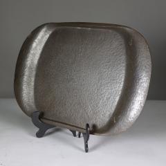  Liberty Co Liberty Co English Pewter 0881 An Arts Crafts Unpolished Pewter Tray - 4188281