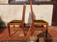  Liberty Co Liberty Co Four English Arts Crafts Walnut Chairs with Mother Of Pearl inlay - 4185419
