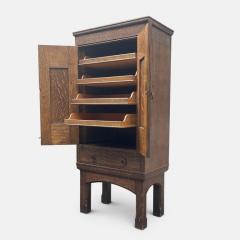  Liberty Co Liberty Co Oak Arts and Crafts Cabinet Signed - 3923163