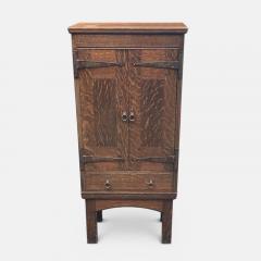  Liberty Co Liberty Co Oak Arts and Crafts Cabinet Signed - 3923169