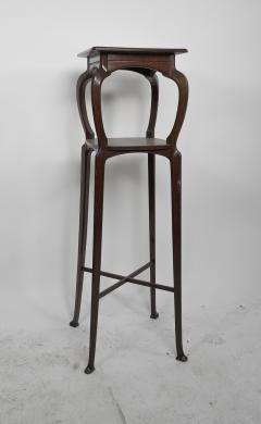  Liberty Co Liberty Co attr A Tall Arts Crafts Walnut torchere with an Art Nouveau style - 4188704