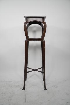  Liberty Co Liberty Co attr A Tall Arts Crafts Walnut torchere with an Art Nouveau style - 4188705