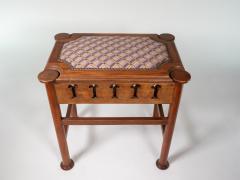  Liberty Co Liberty Co attri Glasgow School walnut piano stool w storage under the seat - 4191953