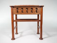  Liberty Co Liberty Co attri Glasgow School walnut piano stool w storage under the seat - 4191954