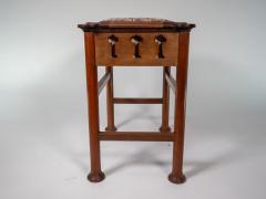 Liberty Co Liberty Co attri Glasgow School walnut piano stool w storage under the seat - 4191960