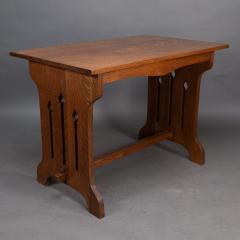  Liberty Co Liberty Co attributed A Small Arts Crafts Oak Dining Table - 4191973