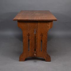  Liberty Co Liberty Co attributed A Small Arts Crafts Oak Dining Table - 4191975
