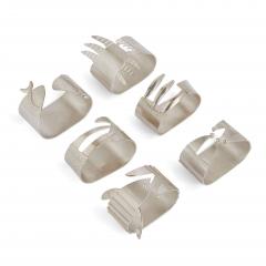  Liberty Co Set of Six Silver Sea Creature Napkin Rings for Liberty Co  - 4776659