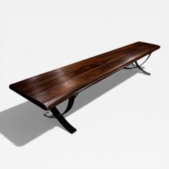  Liceu de Artes e Of cios Bench by Liceu de Artes e Oficios Rosewood Iron 1960s Lot 864 - 4627636