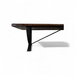  Liceu de Artes e Of cios Brazilian Modern Bench in Rosewood Iron Liceu De Artes e Oficios 1960s - 4416794