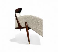  Liceu de Artes e Of cios Chaise Lounge in Beige Boucle Rosewood Att Liceu de Artes 1960s Lot 203A - 4354150