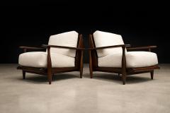  Liceu de Artes e Of cios Pair of Armchairs in Brazilian Rosewood Boucl by Liceu de Artes - 4594207