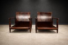  Liceu de Artes e Of cios Pair of Armchairs in Brazilian Rosewood Boucl by Liceu de Artes - 4594212