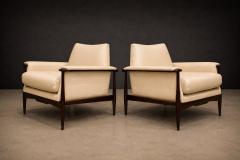  Liceu de Artes e Of cios Pair of Armchairs in Jacarand Rosewood and Leather Liceu de Artes e Oficios - 4586298