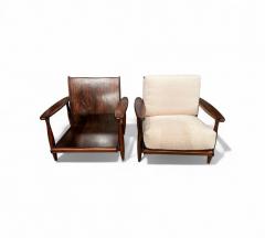  Liceu de Artes e Of cios Pair of Armchairs in Rosewood Boucle Liceu De Artes 1960s Lot 218 - 4373073