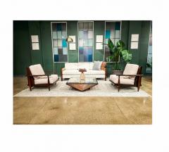  Liceu de Artes e Of cios Pair of Armchairs in Rosewood Boucle Liceu De Artes 1960s Lot 218 - 4373077