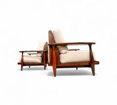  Liceu de Artes e Of cios Pair of Armchairs in Rosewood Boucle Liceu De Artes 1960s Lot 218 - 4373084