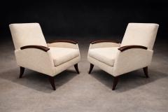  Liceu de Artes e Of cios Pair of Brazilian Rosewood Lounge Armchairs by Liceu de Artes e Of cios - 4531127