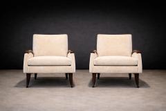  Liceu de Artes e Of cios Pair of Brazilian Rosewood Lounge Armchairs by Liceu de Artes e Of cios - 4531131