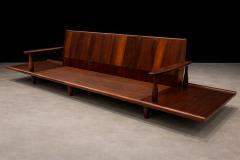  Liceu de Artes e Of cios Sofa in Rosewood Boucl by Liceu de Artes e Of cios Brazilian Modern 1960s - 4635966