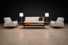  Liceu de Artes e Of cios Sofa in Rosewood Boucl by Liceu de Artes e Of cios Brazilian Modern 1960s - 4635967