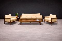  Liceu de Artes e Of cios Sofa in Rosewood Leather Liceu de Artes e Oficios 1960s - 4546720