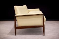  Liceu de Artes e Of cios Sofa in Rosewood Leather Liceu de Artes e Oficios 1960s - 4546726