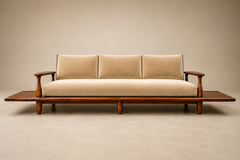  Liceu de Artes e Of cios Sofa in Rosewood Mohair by Liceu de Artes e Of cios Brazil 1960s - 4692778