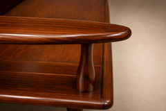  Liceu de Artes e Of cios Sofa in Rosewood Mohair by Liceu de Artes e Of cios Brazil 1960s - 4692786