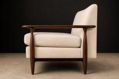  Liceu de Artes e Of cios Sofa in Rosewood Warm Ivory Mohair by Liceu de Artes e Of cios Brazil - 4594332