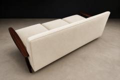 Liceu de Artes e Of cios Sofa in Rosewood Warm Ivory Mohair by Liceu de Artes e Of cios Brazil - 4594335