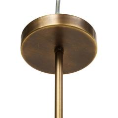  Lightcraft Onion Pendant Lamp Brass Glass Lightcraft of California - 2842076