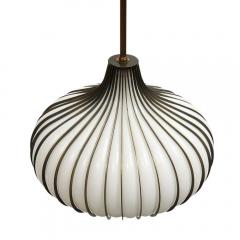  Lightcraft Onion Pendant Lamp Brass Glass Lightcraft of California - 2941612