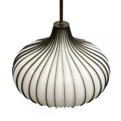  Lightcraft Onion Pendant Lamp Brass Glass Lightcraft of California - 2941617