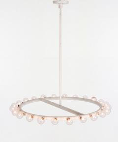  Lightolier Alvin Lustig Ring Chandelier for Lightolier c 1960 - 4808961