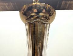  Lightolier Gerald Thurston Brass Crystal Chandelier Pendant Lightolier - 4392887