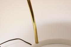  Lightolier Gerald Thurston for Lightolier Brass and Metal Table Lamp with Crescent Base - 3270001