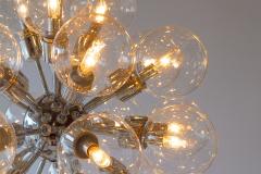  Lightolier Large Bubble Sputnik Chandelier in Chrome by Motoko Ishii 1960s - 2483626