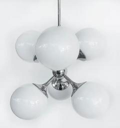  Lightolier Lightolier Mid century Atomic Sputnik Pendant Chandelier - 4058553