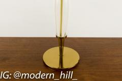  Lightolier Lightolier Style Brass and Glass Table Lamp - 3369749