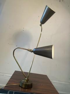  Lightolier MID CENTURY MODERNIST BRASS LAMP - 2419427