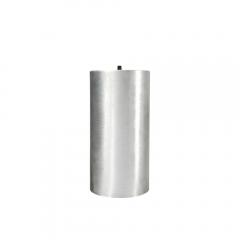  Lightolier Mid Century Modernist Brushed Aluminum Cylindrical Sconces by Lightolier - 4347286