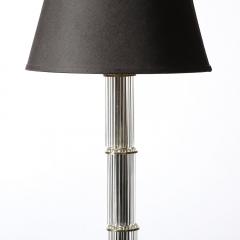  Lightolier Mid Century Polished Brass with Glass Rod Detailing Floor Lamp by Lightolier - 4162134