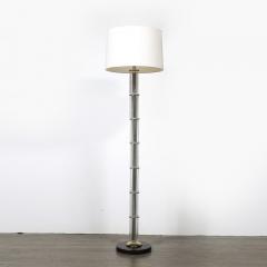  Lightolier Mid Century Polished Brass with Glass Rod Detailing Floor Lamp by Lightolier - 4233798