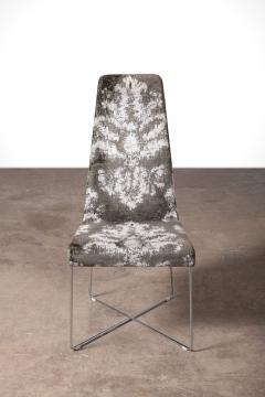  Ligne Roset Co Ligne Roset High Back Pair of Slipper Chairs by SODA Design in Jacquard Chenille - 3767808