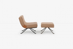  Ligne Roset Co Ligne Roset Style Lounge Chair and Ottoman - 2784981