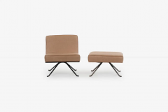  Ligne Roset Co Ligne Roset Style Lounge Chair and Ottoman - 2784982