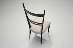  Ligne Roset Co Set of Four Model 689 High Back Beech Chairs for Ligne Roset France 1960s - 3993715