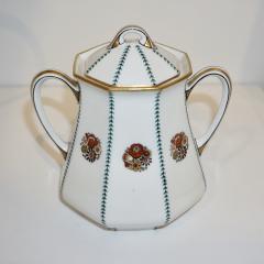  Limoges 1920s French Art Deco Limoges Porcelain Modern Octagonal Tea Coffee Set - 1217091