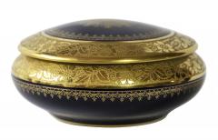  Limoges French Limoges Porcelain Jewelry Box with Rich Gold Decor - 3246837